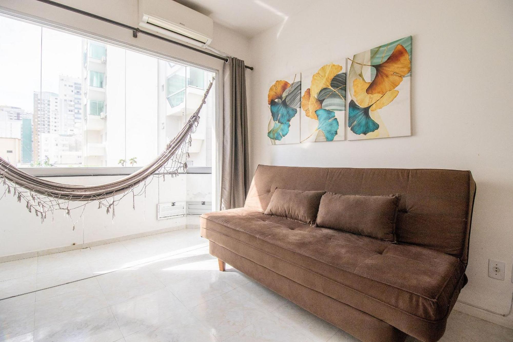 Balneário CamboriúNvr62B - Quadra Mar, Sacada, 2 Dorm, Climatizadoアパートメント エクステリア 写真